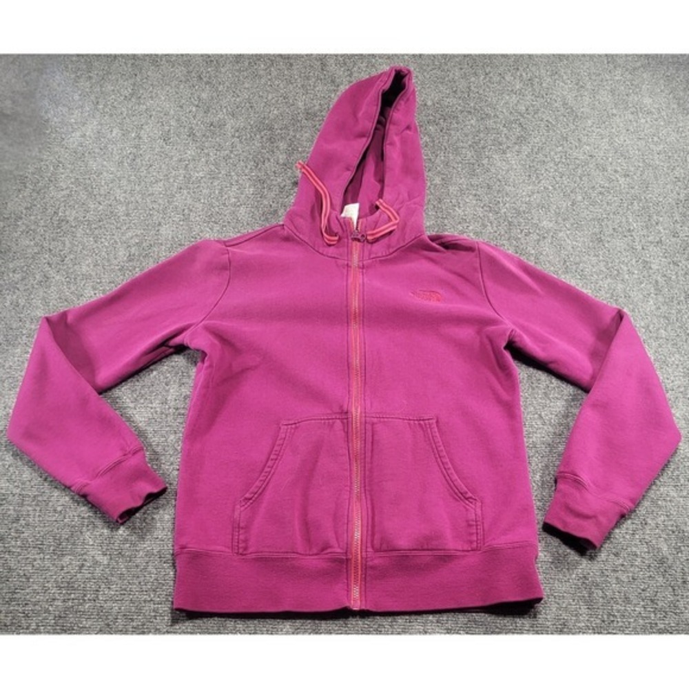 The North Face Sweater Women's Medium Pink Full Zip Outdoors Coat